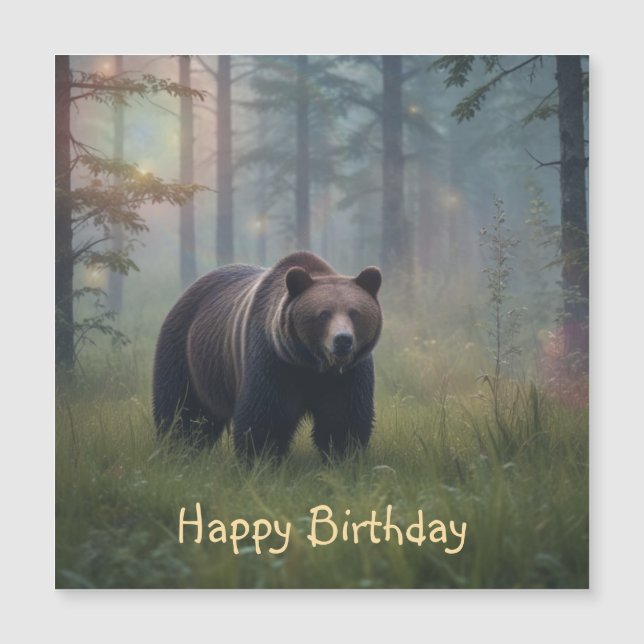 Ours en Forêt Magique (Devant)