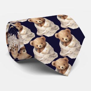 Ours en peluche avec cravate à col Blankie