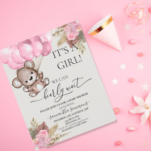 Ours en peluche Baby Shower Ours en peluche Fille