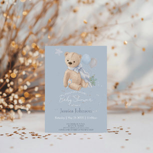 Ours en peluche Boho Invitation