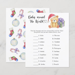 Ours en peluche d'hiver - Bébé autour du monde jeu