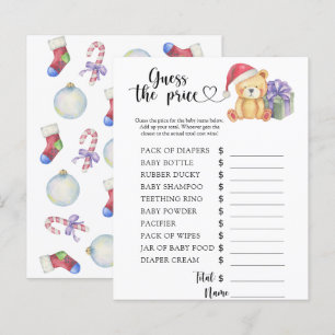 Ours en peluche d'hiver - Devinez le prix ! Jeu