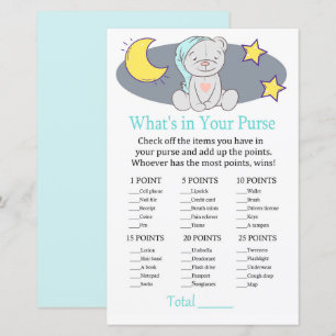 Ours en peluche Qu'y a-t-il dans votre sac à main