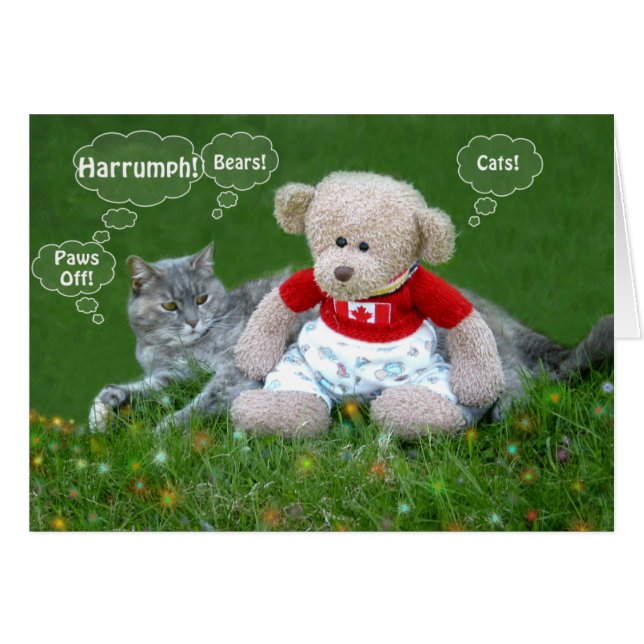 Ours et chat (Devant horizontal)
