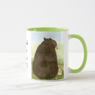 Ours et lapin - les amis ont votre dos ! Tasse