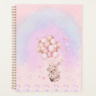 Ours flottant avec ballons – Douces rêveries paste