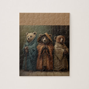 Ours habillés en Robes Jigsaw Puzzle