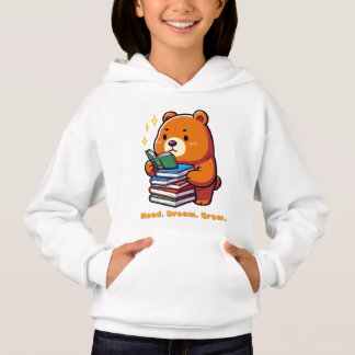 Ours lisant mignon avec des livres Kawaii