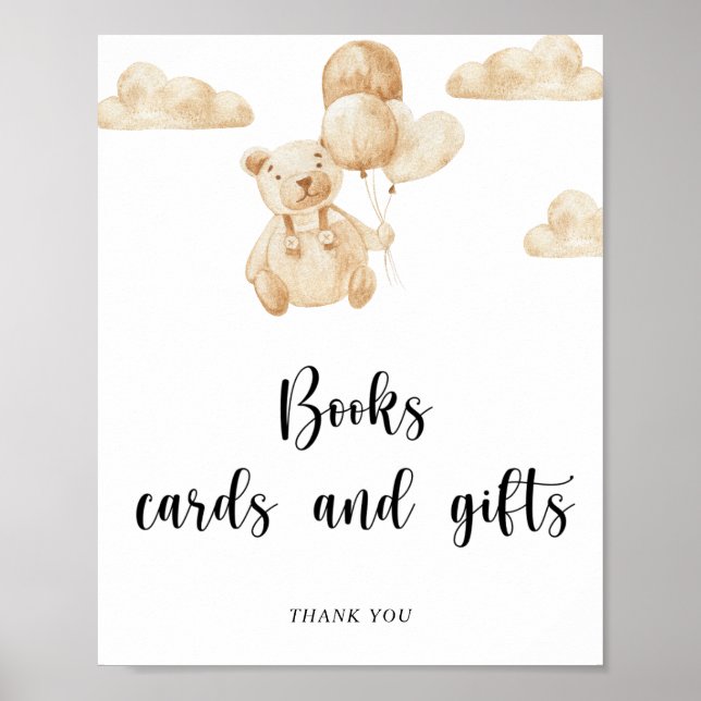 Ours livres cartes et affiche cadeaux (Devant)