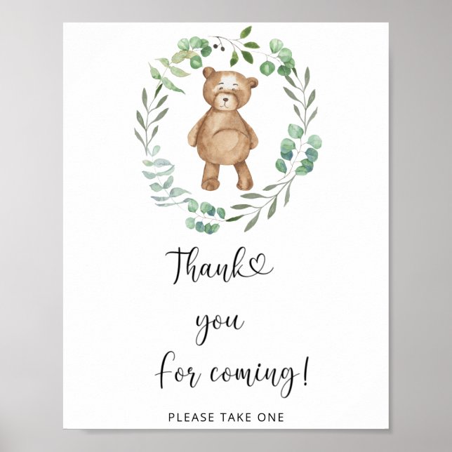 Ours \ Merci d'être venu Poster (Devant)