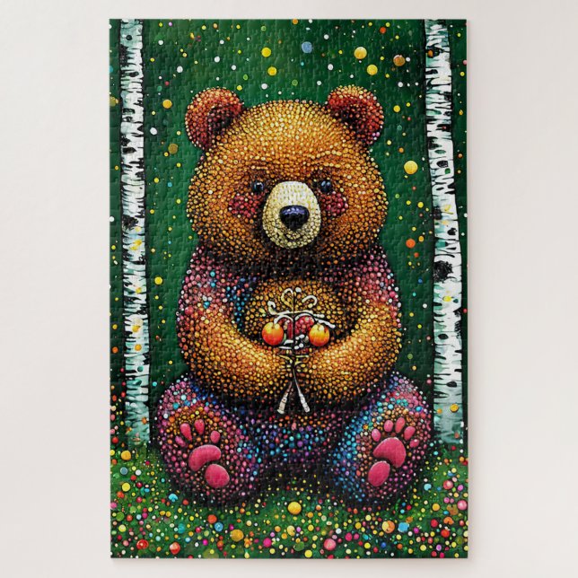 🧸 Ours Mignon Puzzle Enfants Cadeau Amusant 🧩 (Vertical)