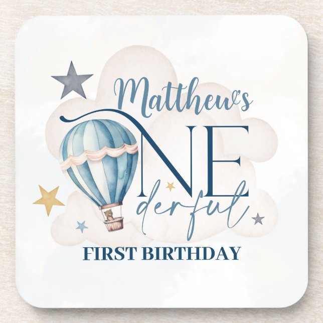 Ours personnalisé dans un Dessous de verre à ballo (Devant)