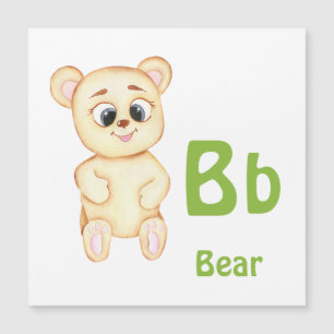 Ours personnaliser ABC : Lettre B - Ajoutez votre