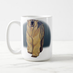 Ours polaire Art Café Mug Faune Art Ours Coupe