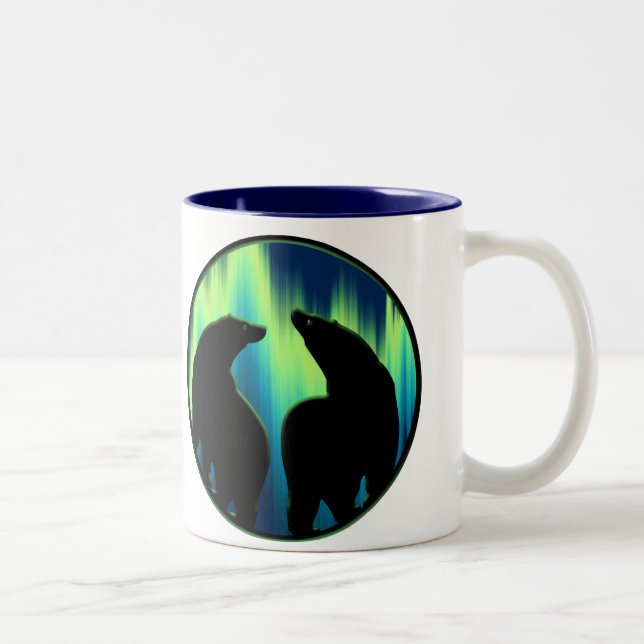 Ours polaire Art café Mug Premières nations Coupe  (Droit)