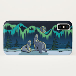Ours polaire coque iphone Tribal Art Bear Coque