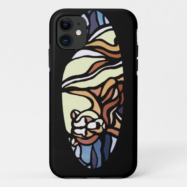 Ours polaire IPhone 5 Coque Faune Art Ours Cadeaux (Dos)