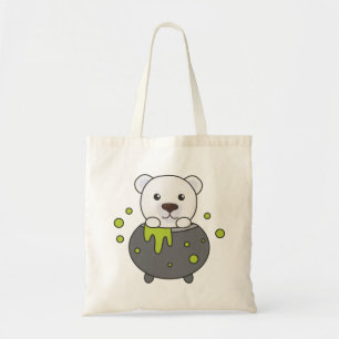 Ours polaire Joyeux Halloween Sac fourre-tout chau