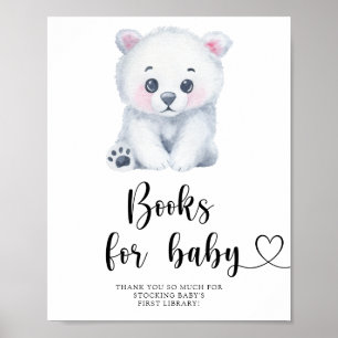Ours polaire - livres pour bébé poster