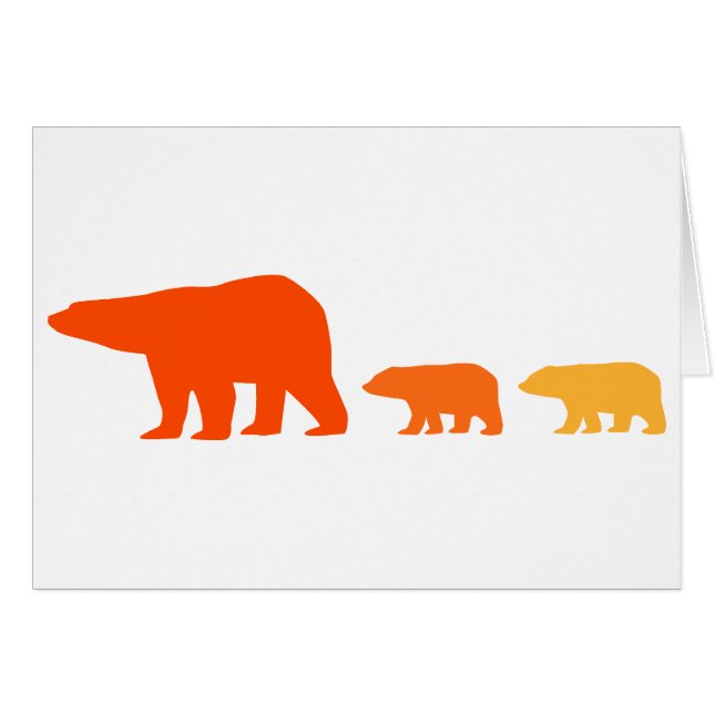 Ours polaire orange (Devant horizontal)
