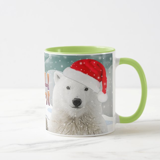 Ours polaire père Noël | Beary Christmas Mugs (Droite)
