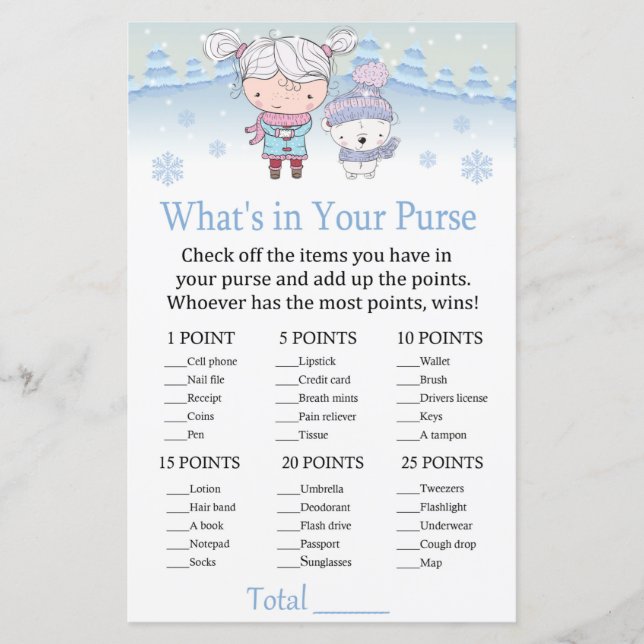 ours polaire Qu'y a-t-il dans votre jeu de sacs à  (Devant)