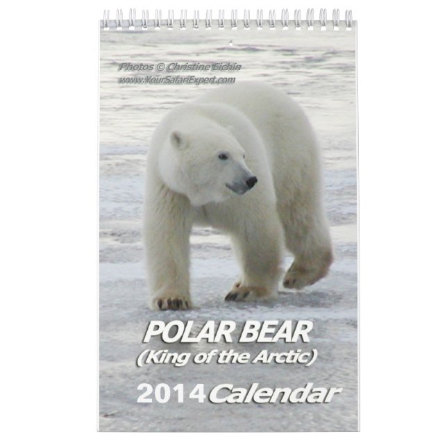 OURS POLAIRE Roi de l'Arctique Calendrier 2014 1-P (Protection)