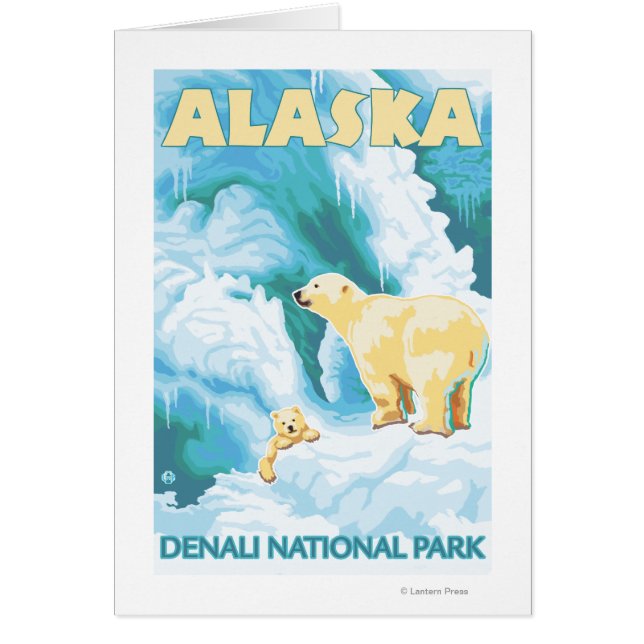 Ours polaires & Cub - Parc national Denali, Alaska (Devant)