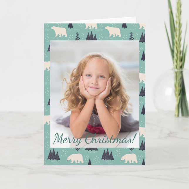 Ours polaires de Noël Arbres À feuillage persistan (Devant)