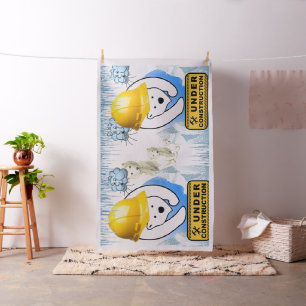 Ours polaires en construction Tissu de glaces