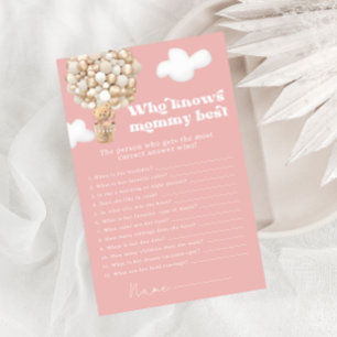 Ours Qui Connaît Maman Meilleur Baby shower Fille