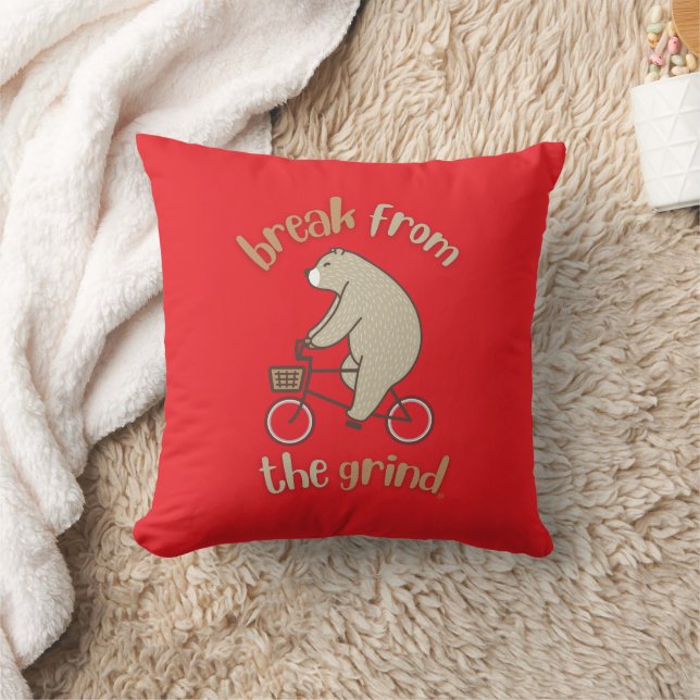 Ours sur un Coussin de Vélo (Couverture)