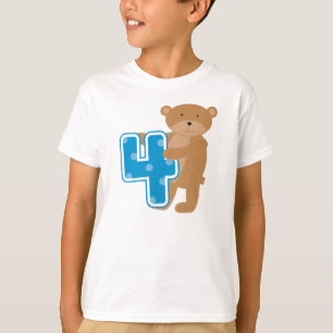Ours T-shirts et cadeaux pour le 4e anniversaire