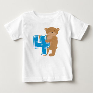 Ours T-shirts et cadeaux pour le 4e anniversaire
