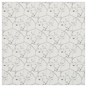 Ours Tissu Polaire Ours Art Tissu Mère & Cubs