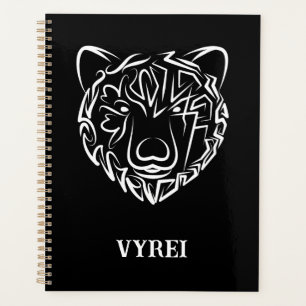 Ours tribal noir et blanc