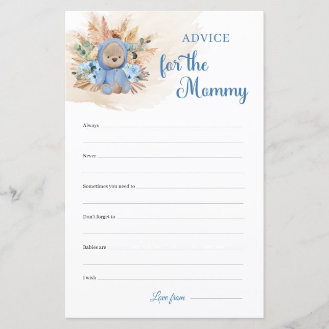 Ourson en herbe de la pampa palmier Conseils pour  (Devant)