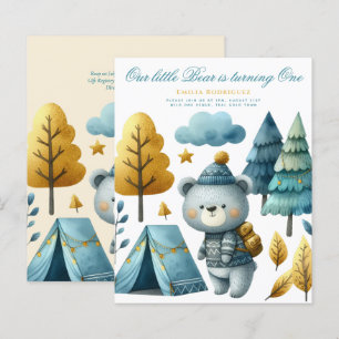 Ourson Wild One 1er Anniversaire (ou ÂGE ÉDITÉ) Sa