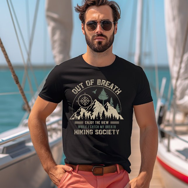 Out of Breath Hiking Society T-Shirt (Créateur téléchargé)