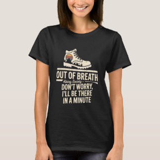 Out of Breath Hiking Society Tshirt Hiker Nature M