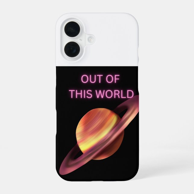 Out of This World  iPhone 16 Coque Mince (Verso)