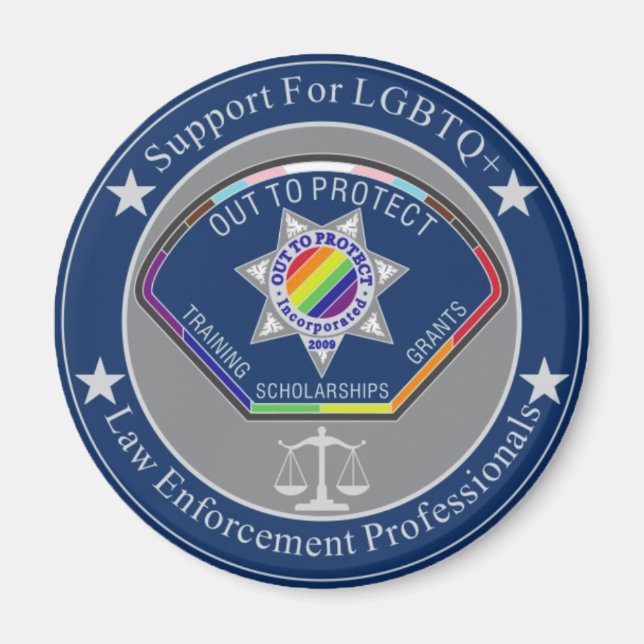 Out To Protect Logo Magnet (Devant)