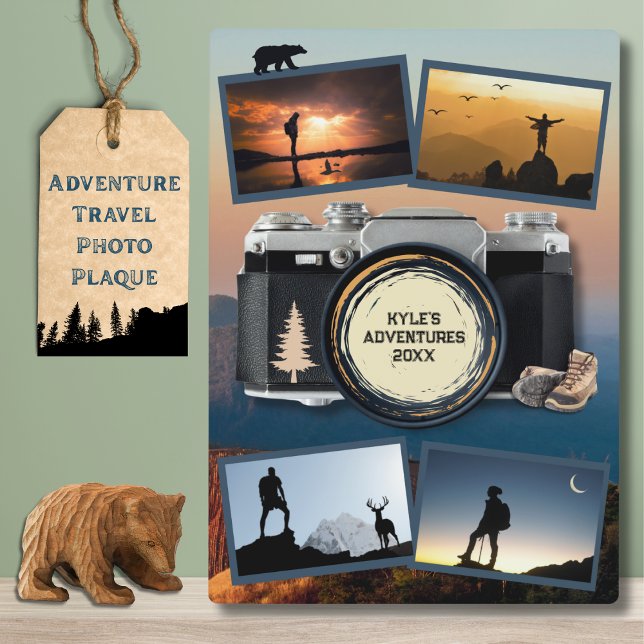Outdoor Adventure Travel Memories Plaque photo (Outdoor Adventure Travel Memories Photo Plaque)