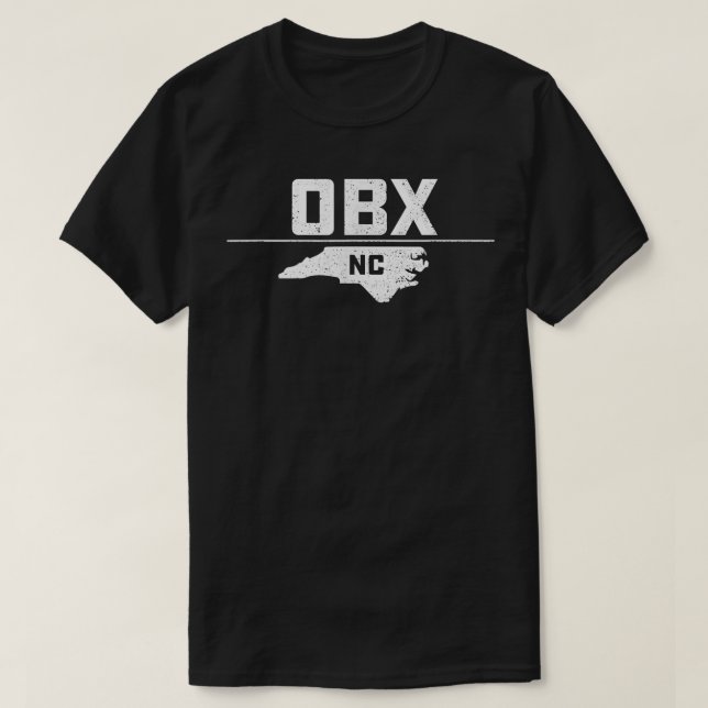 Outer Banks OBX NC Coast Tshirt Tee (Design devant)