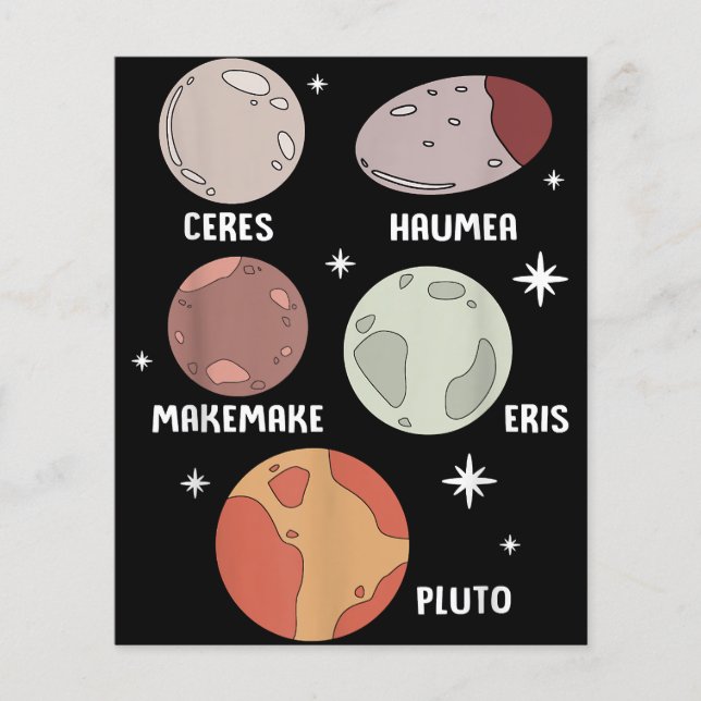 Outer Space Solar System Dwarf Planet For Kids (Devant)