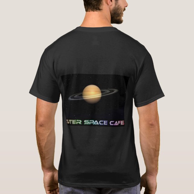 OuterSpaceCafe Saturn T-shirt (Dos)