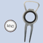 Outil À Divot Monogramme initial simple<br><div class="desc">La typographie moderne minimaliste monogramme design initial qui peut être modifié pour personnaliser. Bordure circulaire simple pour encadrer les initiales.</div>