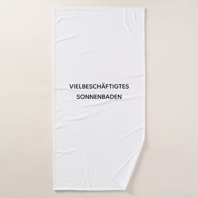 OUTIL ART ET DESIGN (Serviette de bain)
