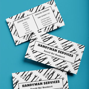 Outil simple Carte de visite Handyman Services
