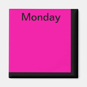 Outil Visual Calendrier Magnet du Jour de la semai
